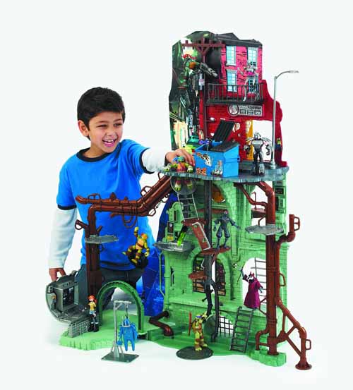 Teenage Mutant Ninja Turtles Super Sewer Lair Playset Case --0