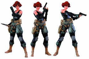 Metal Gear Solid MGS Play Arts Kai Meryl Action Figure --0