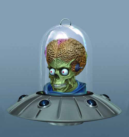 Mars Attacks Ship Ornament -- Gentle Giant --0