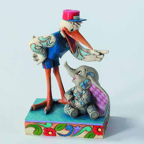 Disney Traditions Dumbo & Stork Figure --0