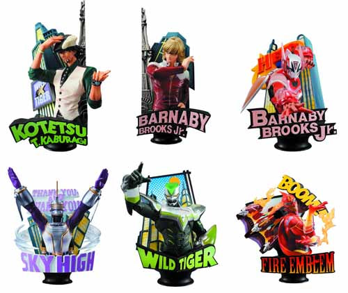 Tiger & Bunny Chess Piece Coll 6-Piece Bmb Ds Volume 1 --0
