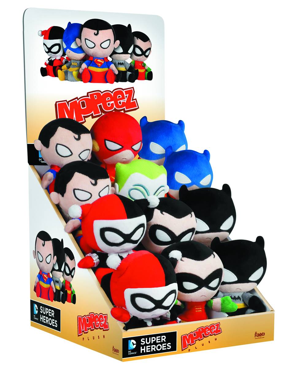 Mopeez DC Comics 12pc Plush Figure Display --0