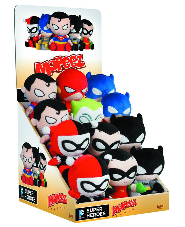 Mopeez DC Comics 12pc Plush Figure Display --0