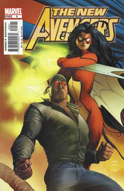 New Avengers 5 -- Granov Spider-Woman Luke Cage Variant Bendis Finch --0