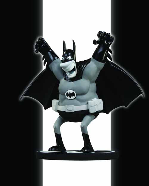 Batman Black & White Statue By Sergio Aragones --0