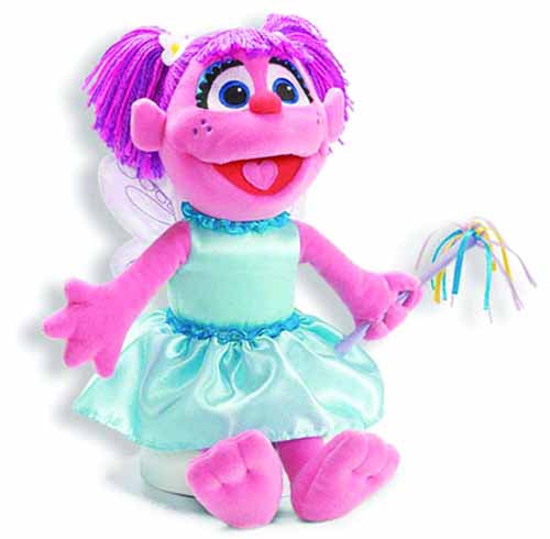 Gund Sesame Street Fluttering Abby Plush --0