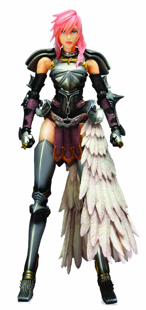 Final Fantasy XIII-2 Play Arts Kai Lightning Action Figure --0