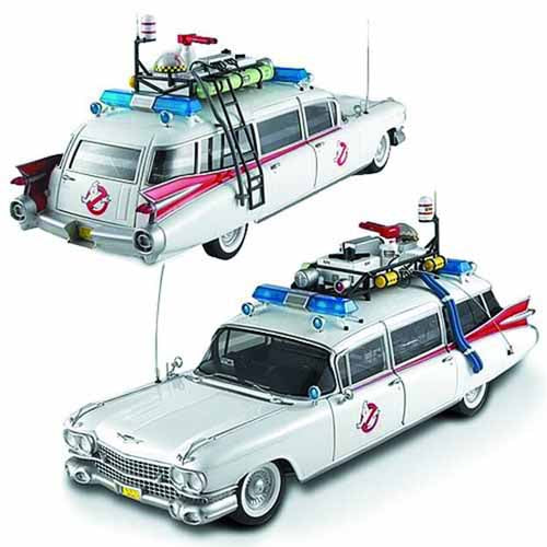 Hot Wheels Elite Ghostbusters 1/18 Ecto-1A Die-Cast --0