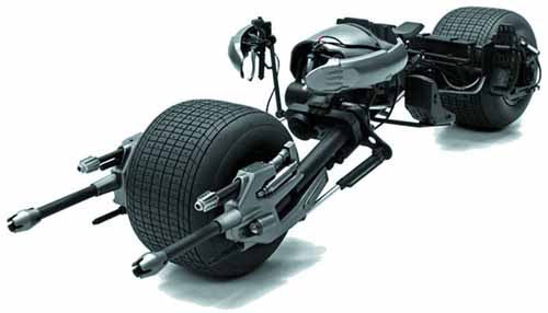 Hot Wheels Elite Dark Knight Rises 1/18 Batpod Die-Cast --0