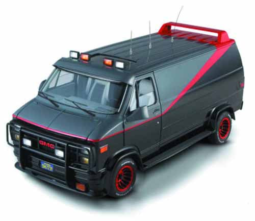 Hot Wheels Heritage A-Team 1/18 Van Die-Cast --0