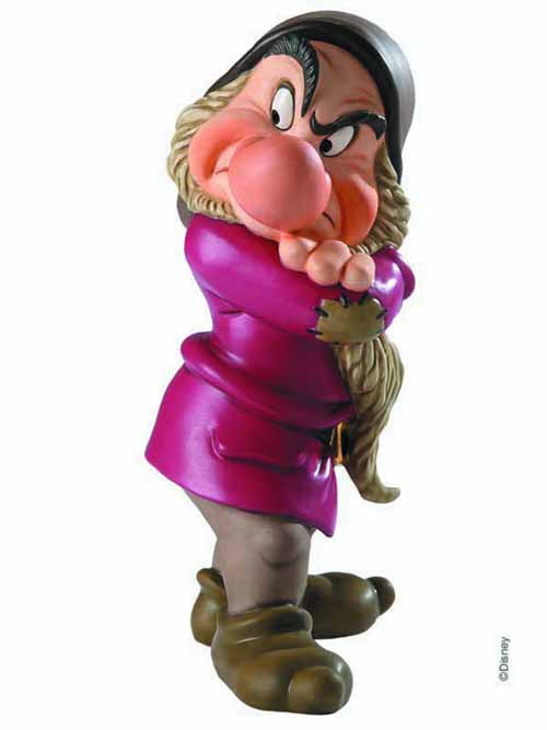 Disney WDCC Grumpy Cantakerous Curmudgeon Statue --0