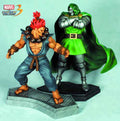Dr Doom Vs Akuma 1/4 Scale Statue Set --0