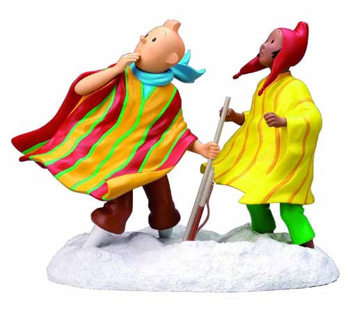 Tintin Meetings Tintin & Zorrino Statue --0
