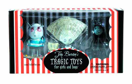 Tim Burton Oyster Boy PVC Set New Edition --0