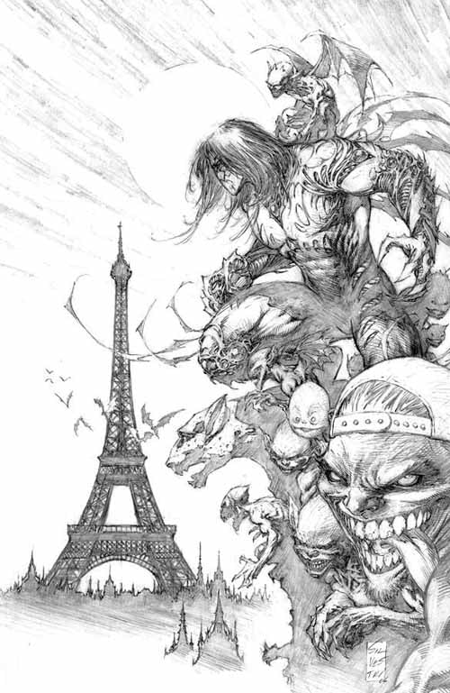 Darkness #114 Cover B Black&White Silvestri Variant(Mature) --0