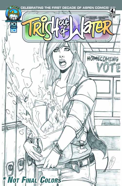 Trish Out Of Water #4 Direct Market Cover C --0