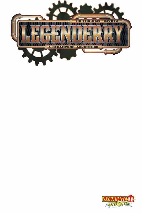 Legenderry A Steampunk Adv #1 (of 7) Blank Authentix Cover --0