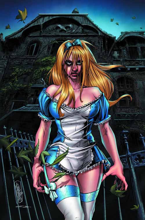 GFT Wonderland Asylum #1 (of 5) D Cover Lilly (Mature) --0