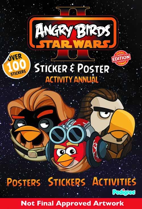Angry Birds Star Wars II Sticker & Poster Activity Annual --0