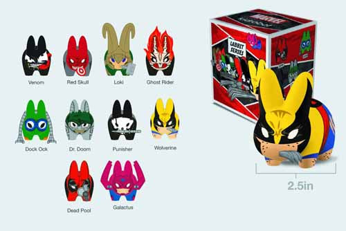 Marvel Mini Labbit 20-Piece Blind Mystery Box BMB Display --0