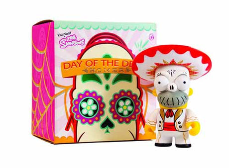 Simpsons Homer Day Of The Dead Mariachi Vinyl Figure --0