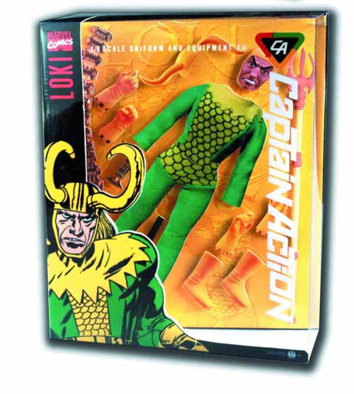 Captain Action Loki Deluxe Costume Set -- Avengers Marvel --0