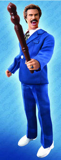 Anchorman 8in Battle Ready Ron Burgundy Figure --0