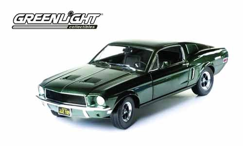 Bullitt 1968 Mustang GT Fastback 1/18 Die-cast --0