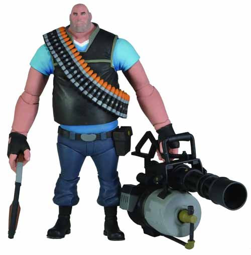 Team Fortress Series 2 Blu Heavy Deluxe Action Figure --0