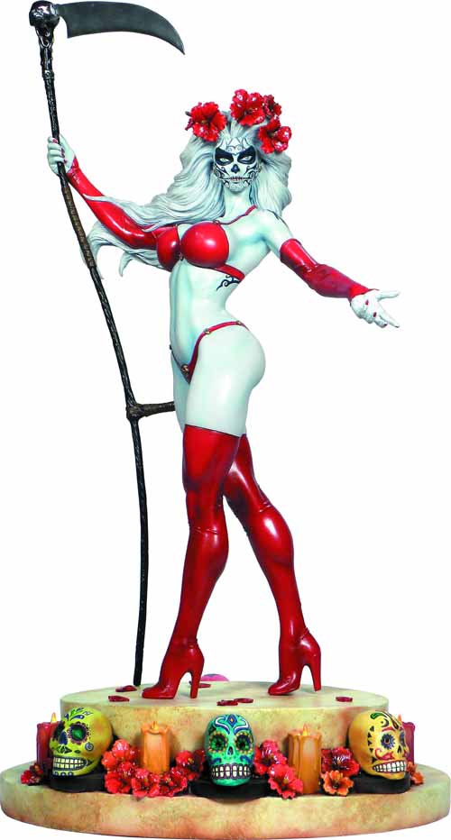 Lady Death La Muerta Statue -- CS Moore Studio --0
