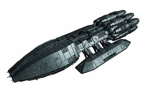 Battlestar Galactica BSG Pegasus Plastic Model Kit --0