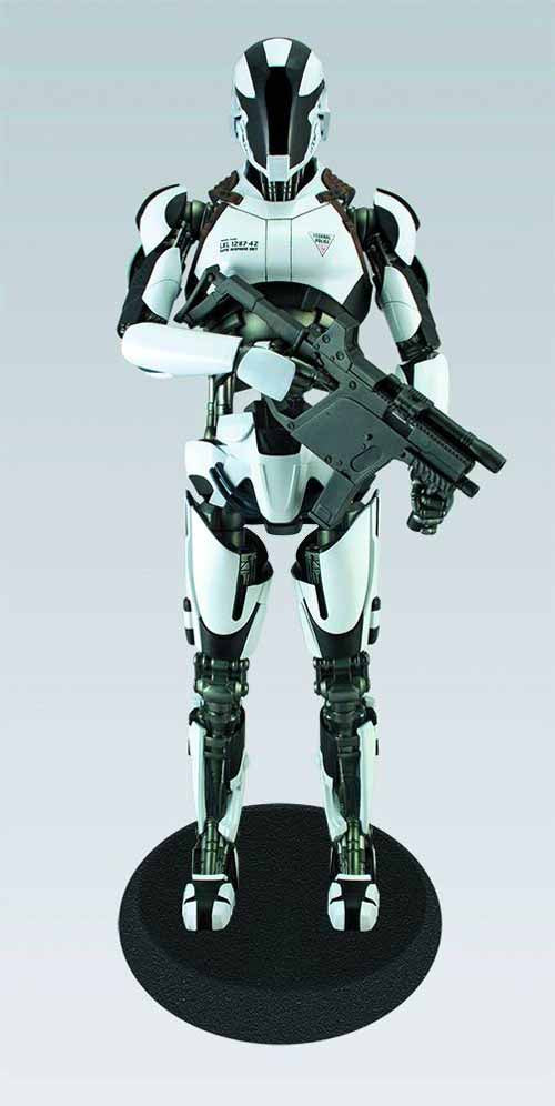 Total Recall Lifesize Synth Black & White B&W Ver Statue --0