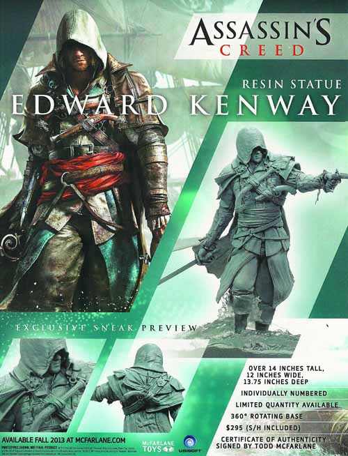 Assassins Creed IV Edward Kenway Resin Statue --0