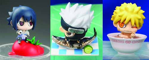 Naruto Petit Chara 3 In One Set --0