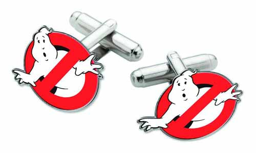 Ghostbusters No Ghost Logo Cufflinks --0