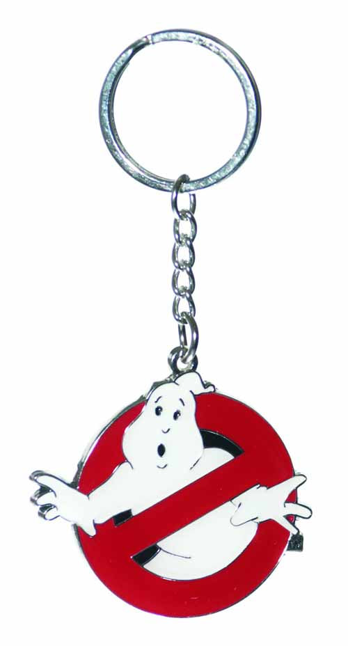 Ghostbusters No Ghost Logo Flat Keychain --0