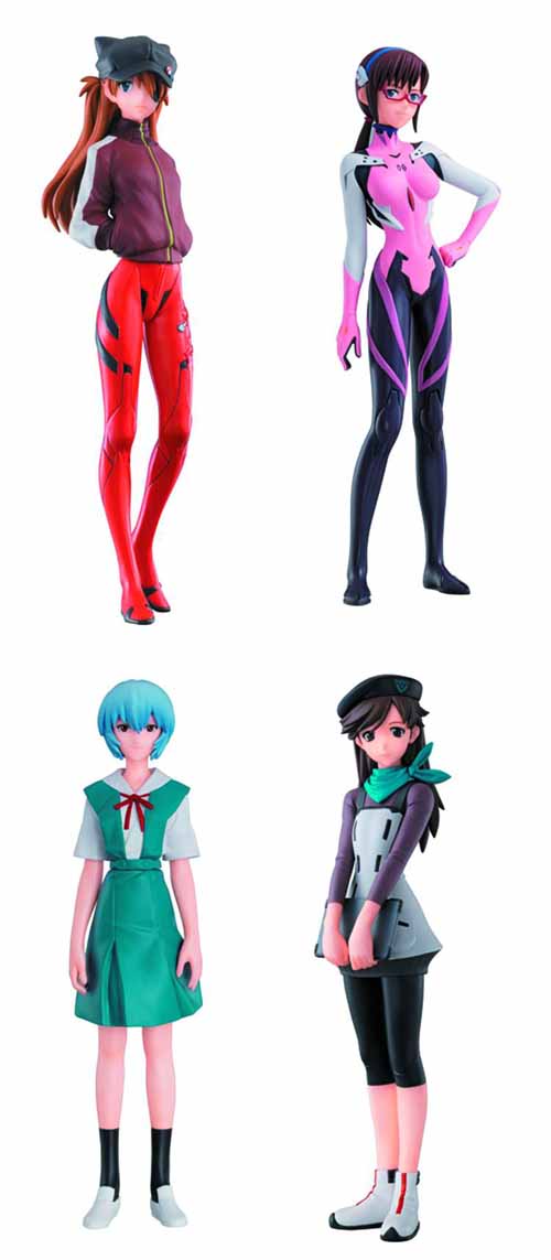 Evangelion 3.0 Eva Portraits F Trad Figure 6-Piece Dis 02 --0