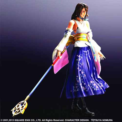 Final Fantasy X Play Arts Kai Yuna Figure -- Square Enix --0