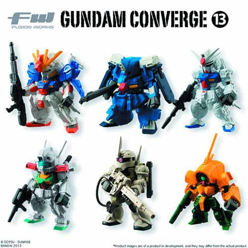 FW Gundam Converge 13 Trad Figure 10-Piece Asst -- Bandai --0