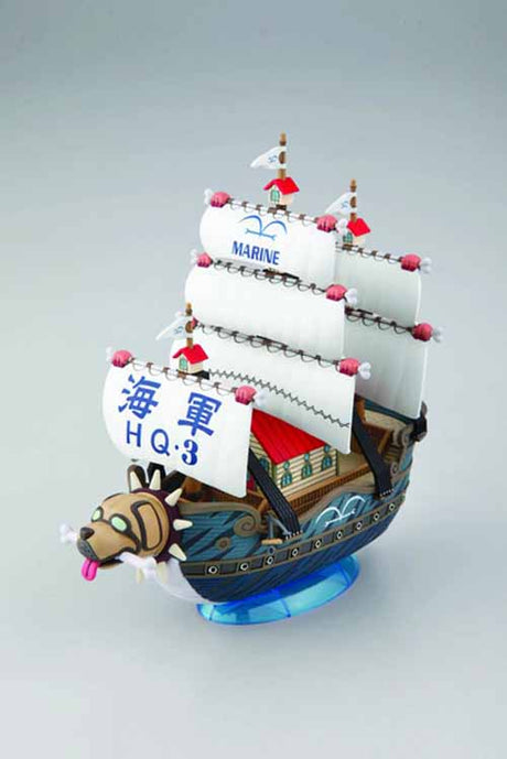 One Piece Gsc #08 Garps Marine Ship Model Kit -- Bandai --0