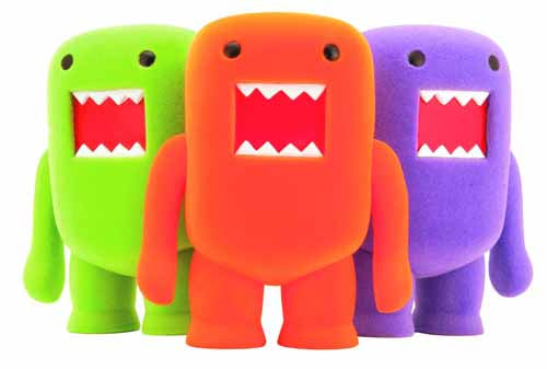 4 Inch Domo Flocked Vinyl Figure Lime Soda --0