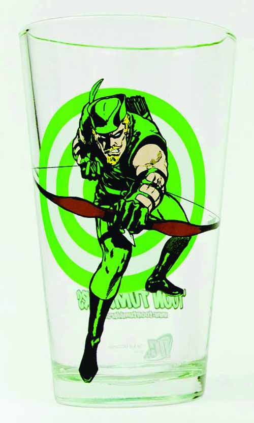 Toon Tumblers Green Arrow Pint Glass -- DC Comics --0