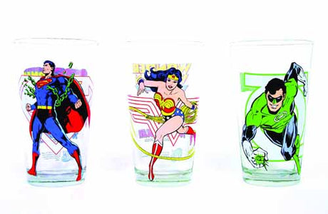 Toon Tumblers Wonder Woman Clear Pint Glass -- DC Comics --0