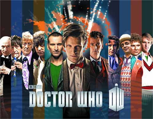 Doctor Who Doctors Collage Tin Wall Sign --0