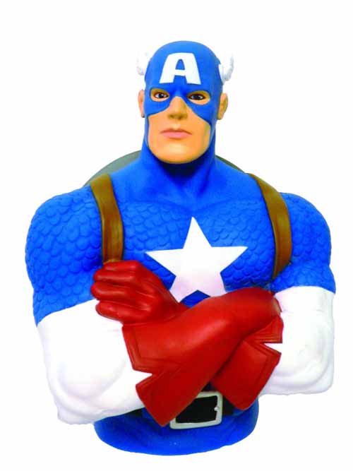 Captain America Bust Bank -- Avengers Marvel Comics --0