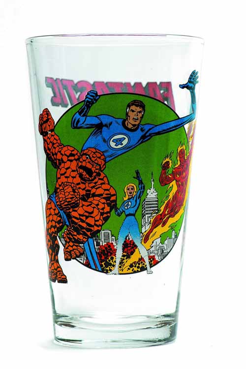 Toon Tumblers Fantastic Four Pint Glass -- Marvel Comics --0