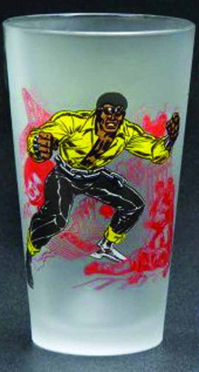 Toon Tumblers Power Man Pint Glass -- Marvel Comics --0