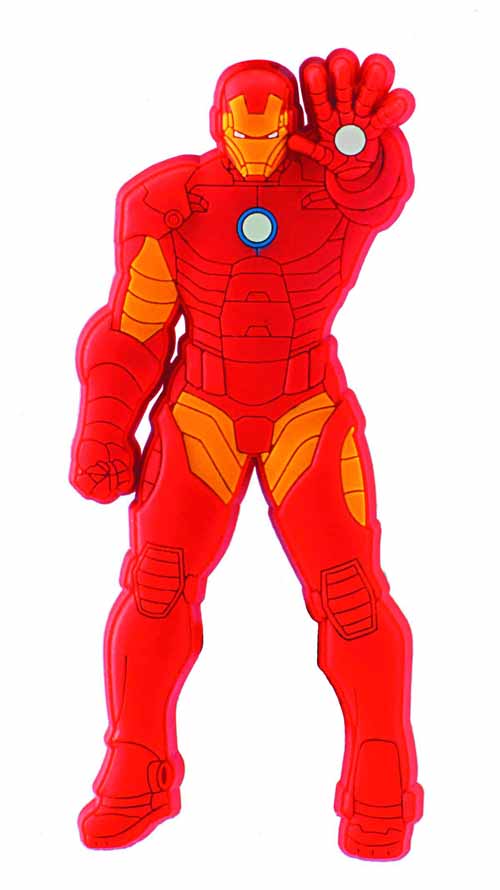 Iron Man Soft Touch Car Magnet -- Avengers Marvel Comics --0