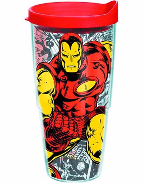 Tervis Classic Iron Man Wrap w/ lid 24oz Tumbler --Avengers --0