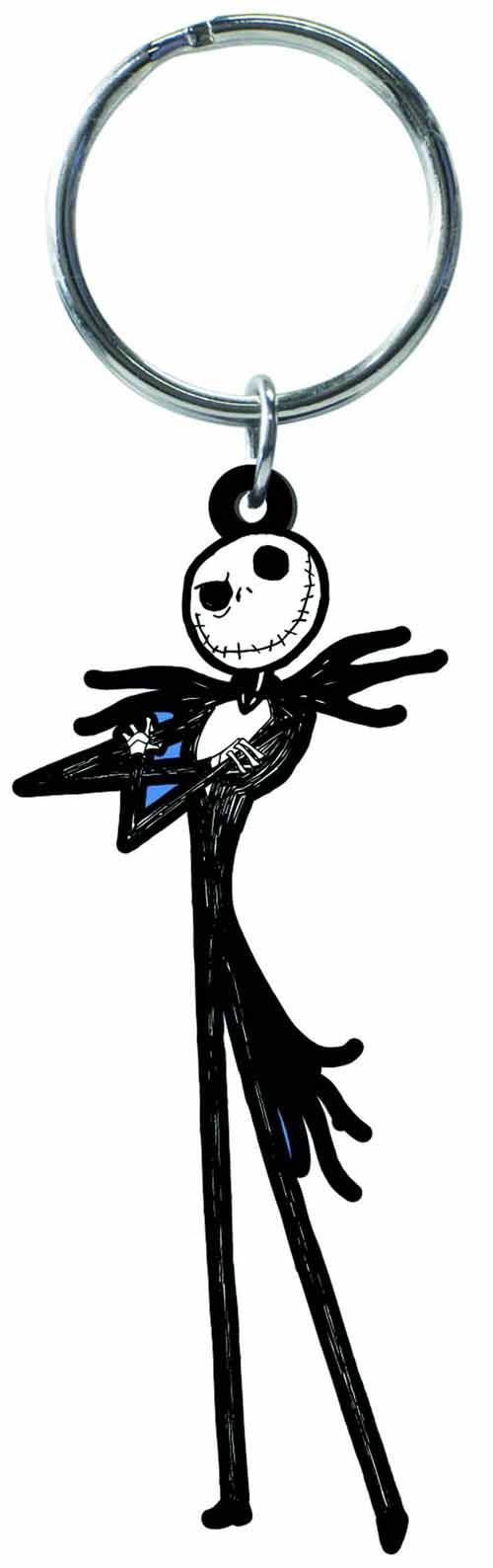 Nightmare Before Christmas Jack Skellington PVC Keyring --0